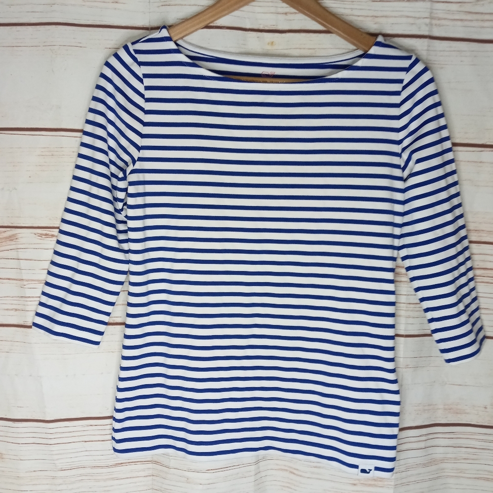 Vineyard Vines Stripe 3/4 sleeves stretch size XS